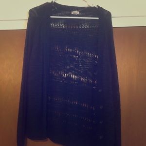 Button up knit cardigan